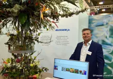 Erik-Jaap Kroone, director at flower export company Nijssen Jr. BV and major supplier to Vahldiek, a flower wholesaler in Germany.